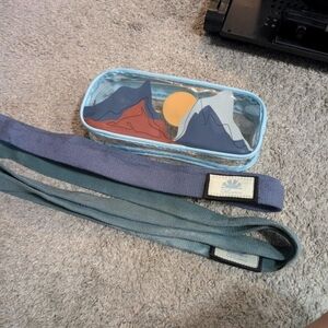 Mountain Design Pencil Case with Straps